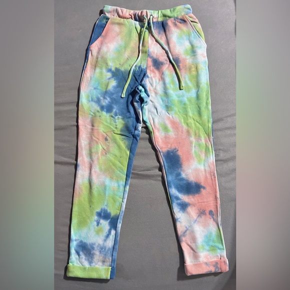 Sunset & Sixth Womens Juniors Cozy Tie Dye Jogger Sweatpants Size Medium 7/9 NEW - Picture 6 of 13